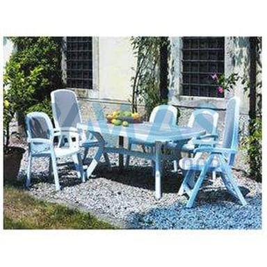 SILLON MULTIP.DELTA PLEG.RESINO BLANCO