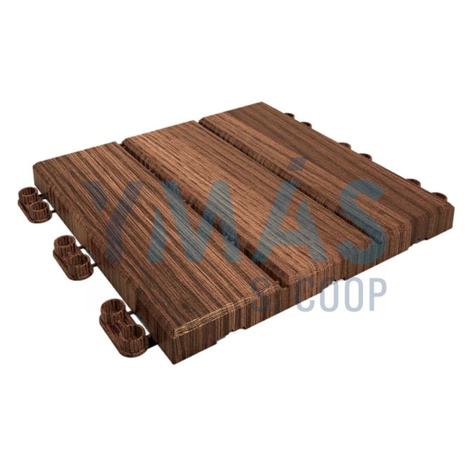 PACK 9 BALDOSAS CLICKFLOOR MADERA LOP 30X30CM MARR