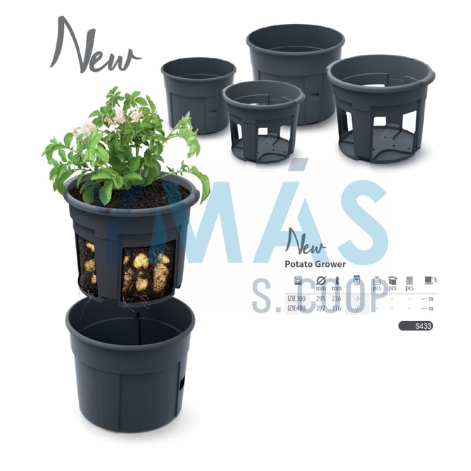 MACETA CULTIVO TOMATES C/ESTRUCTURA 1,152M