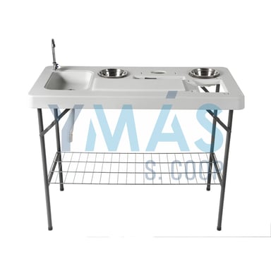 MESA CAMPING EASY VERSA CON FREGADERO 126X66X94