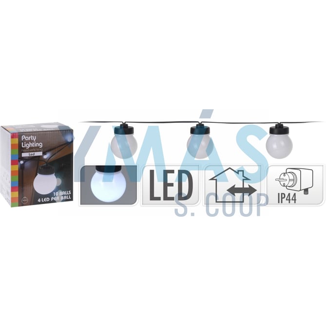 GUIRNALDA 10 LED FIESTA 12V