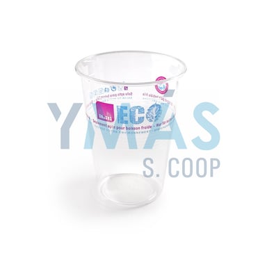 VASO ECO ALMIDON 500ML DESECHABLE BEBIDA FRIA 15UD
