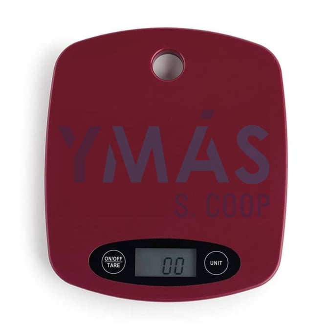 BALANZA COCINA ELECTRONICA 1GR-5KG ROJA