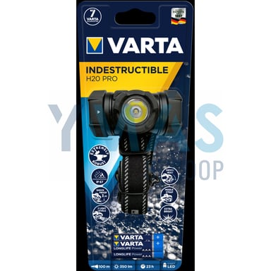 LINTERNA FRONTAL LED 4W 350LM INDESTRUCTIBLE VARTA