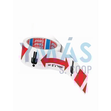 CINTA ADHESIVA DISTANCIAMIENTO SOCIAL 50MX50MM