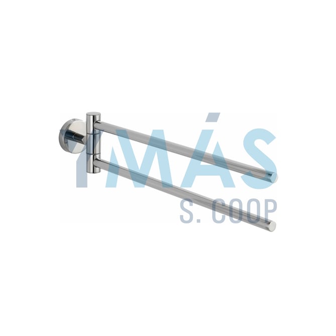 TOALLERO DOS BARRAS ABAT ACERO INOX BOSIO SHINE