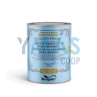 BARNIZ PARA MUEBLES CHALKY TRANSPARENTE 750ML