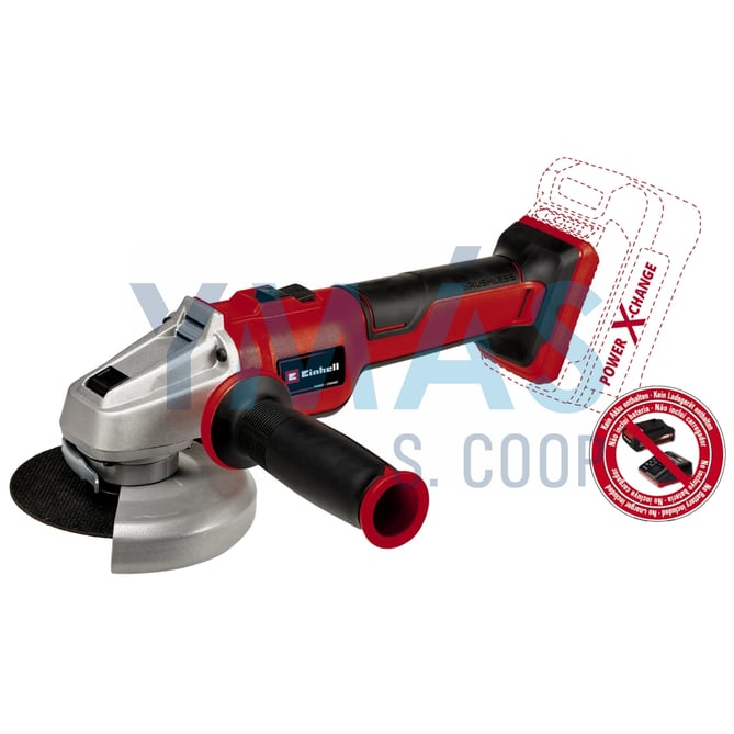 AMOLADORA BATERIA 18V 115MM S/ESCOBILLAS AXXIO