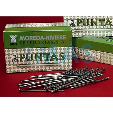 PUNTAS CABEZA PLANA 17X60