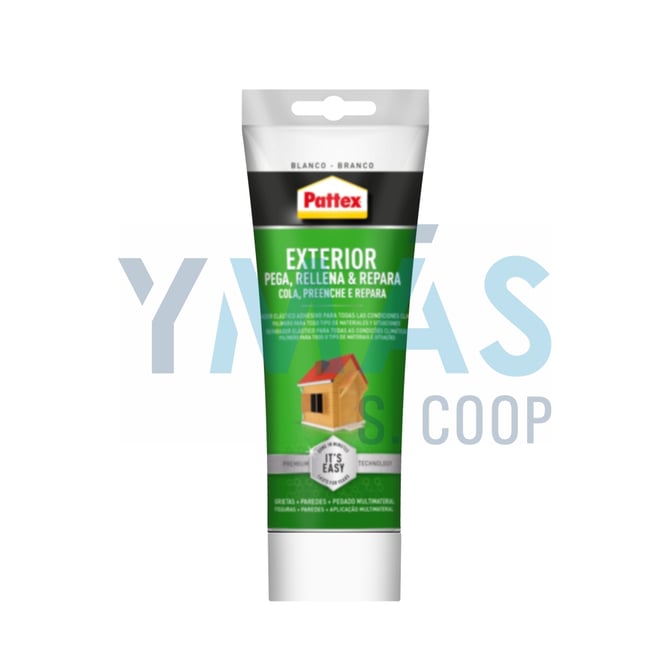 SILICONA PATTEX EXTERIOR BLANCA 80ML