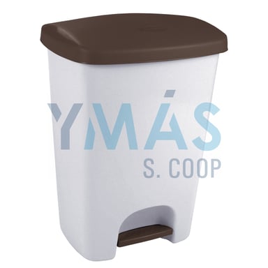 CUBO BASURA C/PEDAL 40L GRIS
