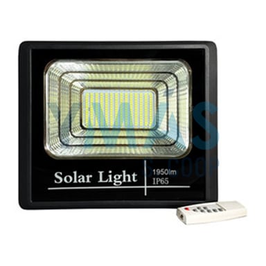 FOCO LED SOLAR CON MANDO 100W 1950LM