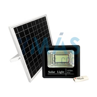 FOCO LED SOLAR CON MANDO 60W 1375LM