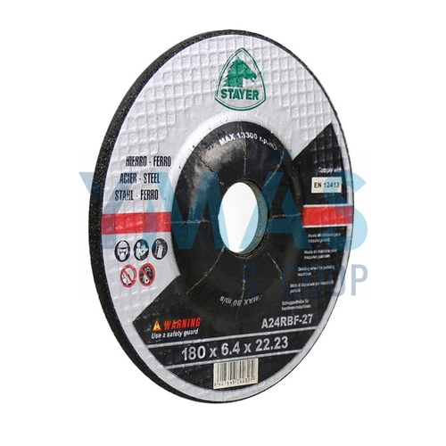 DISCO DESBASTE HIERRO 180X6.4X22 PLATINUM