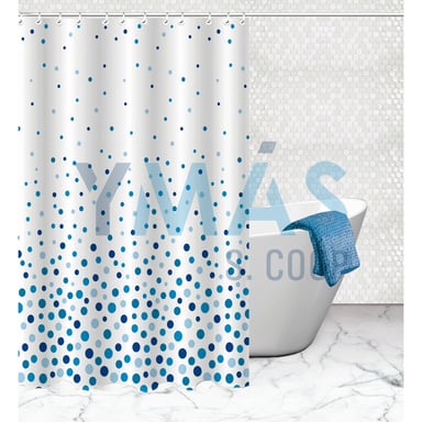 CORTINA BAÑO POLIESTER ETER 200X200CM