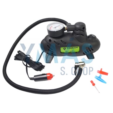 MINI COMPRESOR 12V 280PSI +ADAPTADORES