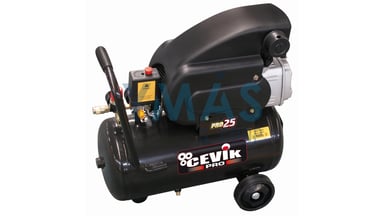 COMPRESOR MONOFASICO 25L 2HP 8BAR C/RUEDAS