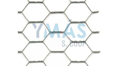 ENREJADO TRIPLE TORSION GALVANIZADO 13X0,7X1,5 50M