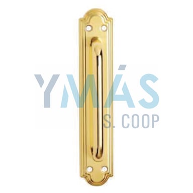MANILLON CON PLACA LATON FUNDIDO LATON PULIDO