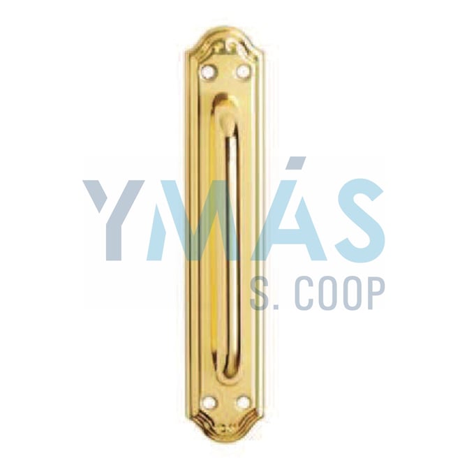 MANILLON C/PLACA LATON LAMINADO LATON PULIDO
