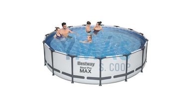 PISCINA STEEL PRO MAX 457X107CM C/DEPURAD.14970LTR