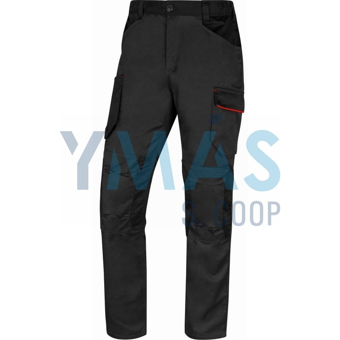 PANTALON M2PA3STR GRIS-ROJO L
