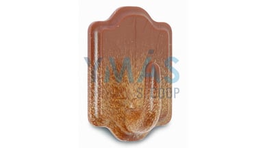 PERCHA ADHESIVA MEDIANA PLASTICO MADERA BLIS. 2UDS
