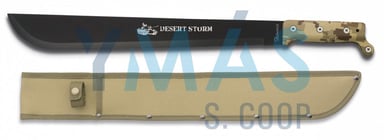 MACHETE CORTACAÑAS 41.5CM+FUNDA NYLON DESERT STOR