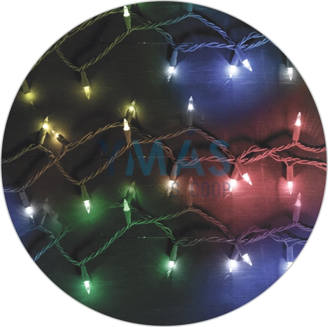 GUIRNALDA LED MULTICOLOR SOLAR 12M