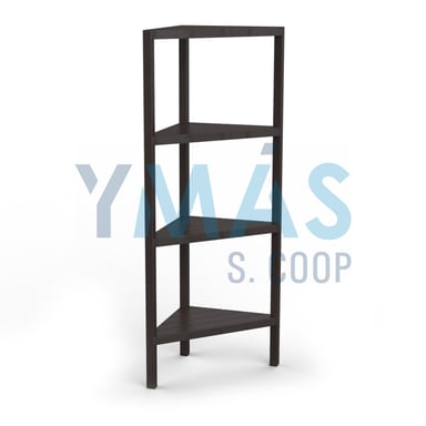 ESTANTERIA LOMBOK RINCON 4 ALTURAS MARRON