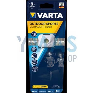 LINTERNA FRONTAL LED 3W 200LM VARTA