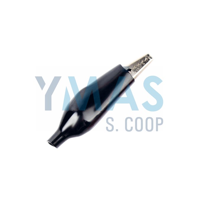 PINZA COCODRILO 50MM AISLADA NEGRA