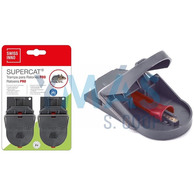 TRAMPA RATONES C/CEBO SUPERCAT PRO (2UDS)