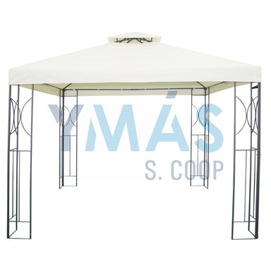 CENADOR ACERO 3X3X2,6M COLOR CREMA