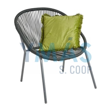 SILLA METAL /MALLA POLIETILENO