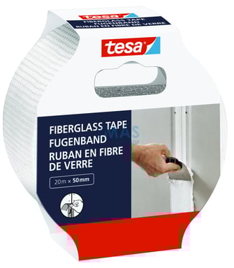 TAPA GRIETAS FIBRA DE VIDRIO 20M X 50MM