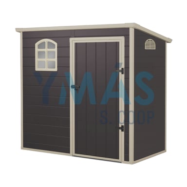 CASETA RESINA FLAT ROOF 2.12M2 DIM EXT 191X111X195
