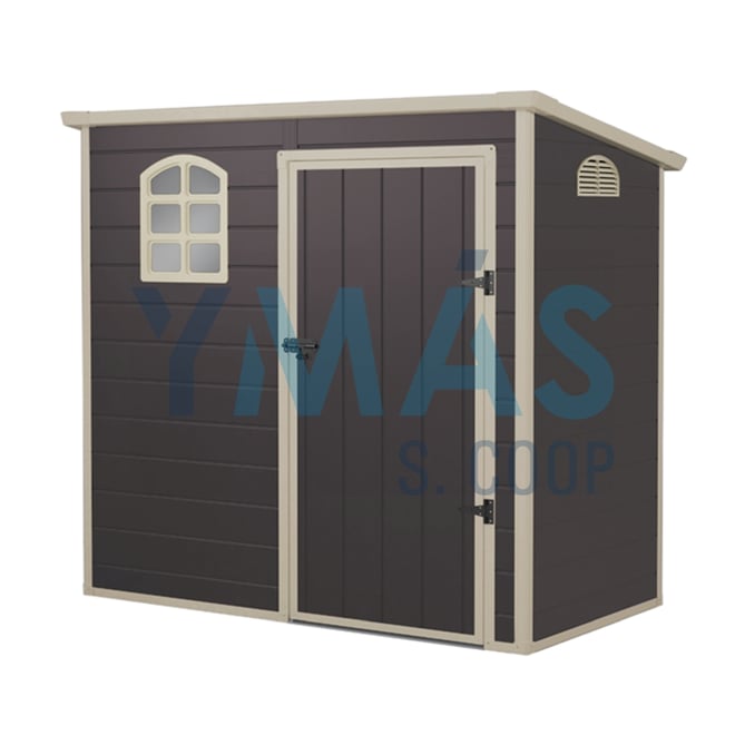 CASETA RESINA FLAT ROOF 2.12M2 DIM EXT 191X111X195