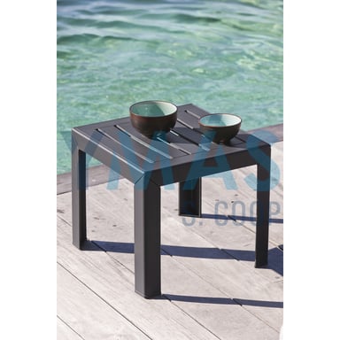 MESA MIAMI ANTRACITA 40CMX40CM
