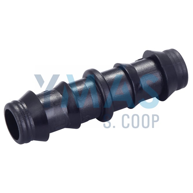 ENLACE RECTO TUBO GOTEO 16MM 4UDS