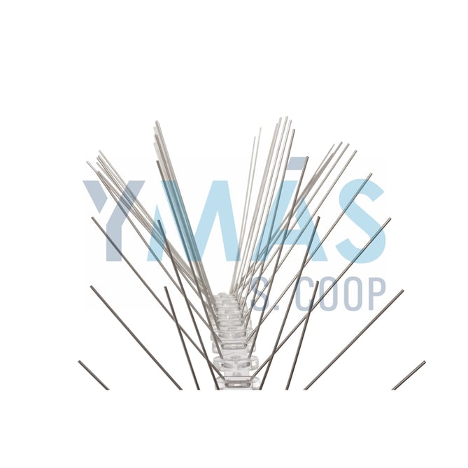 AHUYENTADOR PALOMAS 50CM 40PUAS ACERO INOX