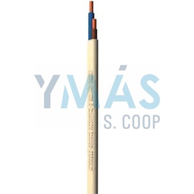 CABLE MANGUERA PLANO 2X1 BLANCO 25M