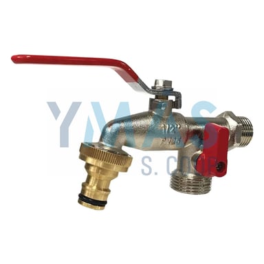 GRIFO JARDIN DOBLE SALIDA 1/2-3/4 PREMIUM