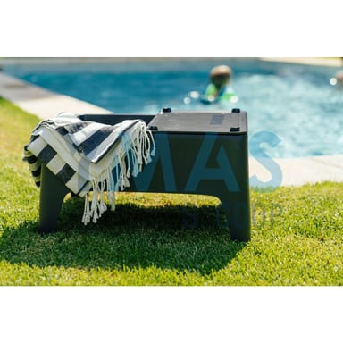 MESA AUXILIAR ALASKA ANTRACITA 30X48X58CM