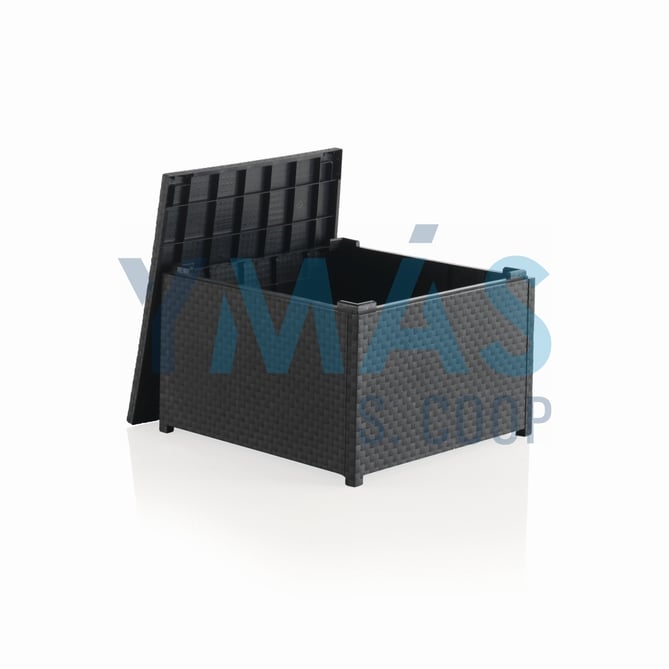 MESA BAUL GRAFITO 43X65X65CM