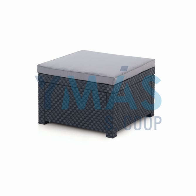 POUF DIVA GRAFITO 39X56X56CM