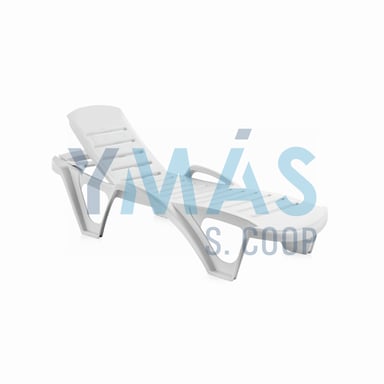 TUMBONA RESINA MONOBLOCK BLANCA