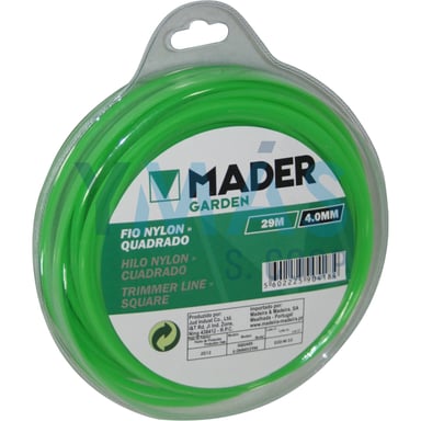 HILO DESBROZADORA NYLON CUADRADO 4MMX29M