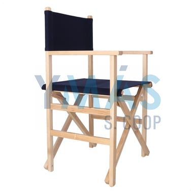 SILLON DIRECTOR LONA AZUL MARINO