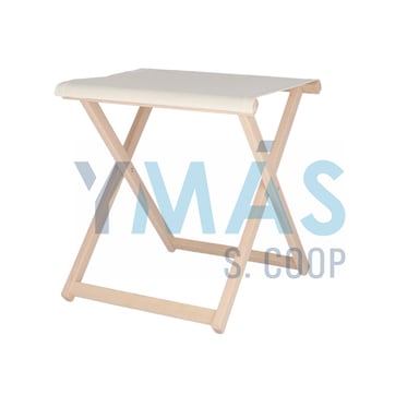 TABURETE PLEGABLE LONA CRUDA